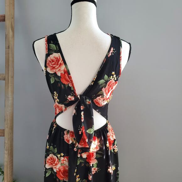 Minette Sleeveless Floral Maxi Sundress Size M - Picture 4 of 9